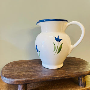 Blue Floral Jug view 4