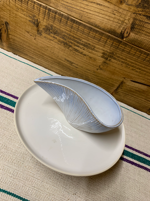 Blue Ombré Shell Bowl view 4