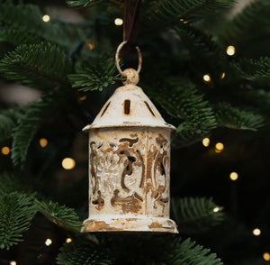 Rustic Hanging Iron Tealight Holder view 2