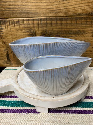 Blue Ombré Shell Bowl view 3