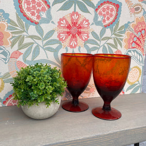 Recycled Berry Red Wine Glass view 1