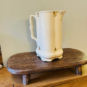 Cream and Gold Vintage Jug view 3