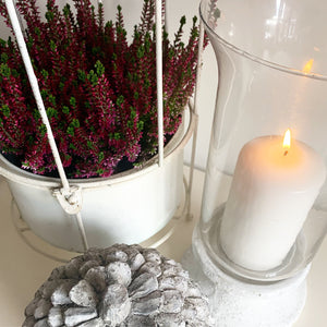 Tall White Bird Plant Stand view 3
