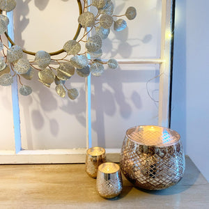 Burnished Glass Candleholders view 2