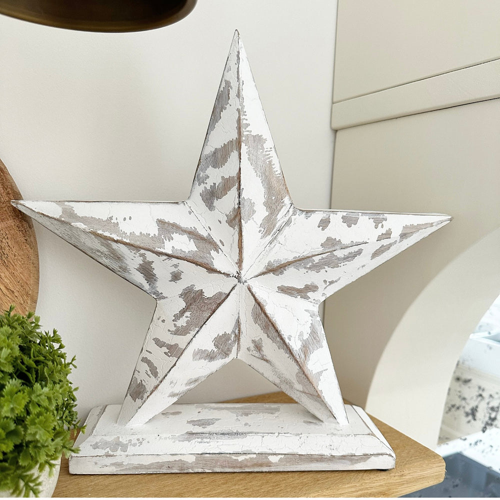 Wooden Standing Star