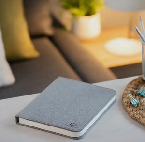 Linen Fabric Book Smart Light view 3