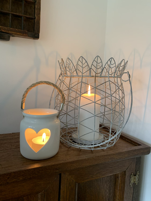 Large Wire Candle Holder view 3