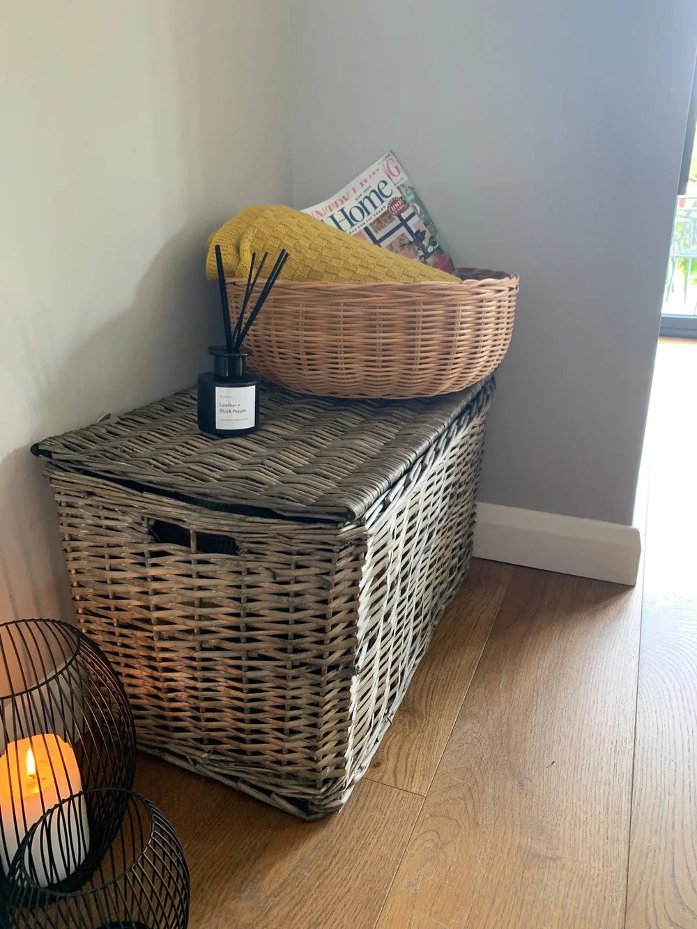 Round Wicker Basket