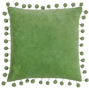 Velvet Pompom Cushion view 5