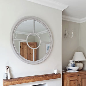 Large Grey Portal Mirror view 1