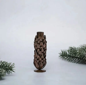 Metal Fir Cone Candle Holder view 7