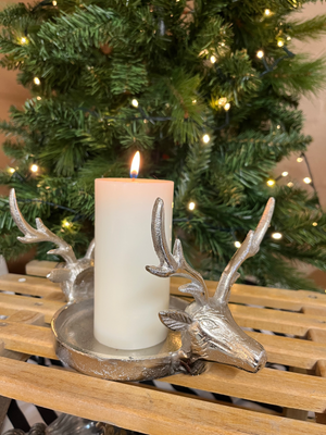 Double Headed Stag Candle Holder view 3