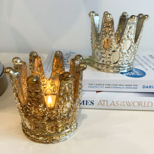 Crown Tealight Candle Holder view 2
