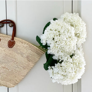 Huge White Hydrangea Stem view 2