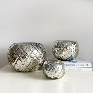 Mercury Glass Candleholders view 4