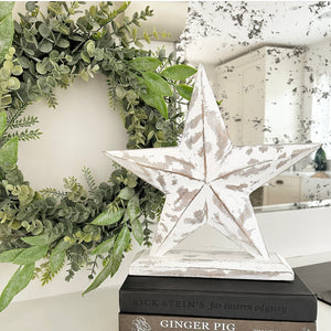 Wooden Standing Star view 2