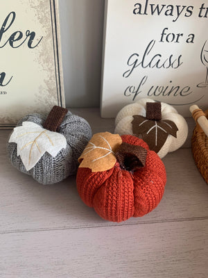 Knitted Pumpkins view 1