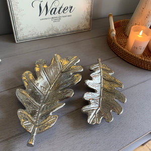 Oak Leaf Trinket Dish - Set of 2 view 2