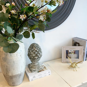 Grey Stone Pinecone Ornament view 3