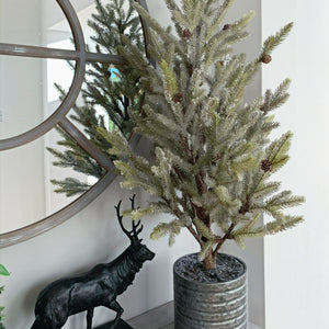 Snowy Christmas Tree view 2