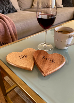 Emotive Heart Coasters - Set of 4 view 2