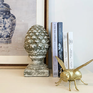 Grey Stone Pinecone Ornament view 4