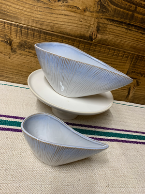Blue Ombré Shell Bowl view 2