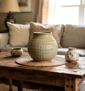 Holkham Small Textured Vase view 4