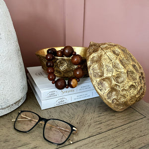 Golden Walnut Jewellery Box view 4