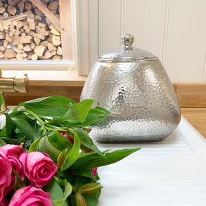 Silver Hammered Jar view 3