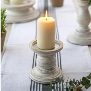 Carved Wooden Candle Holder view 8