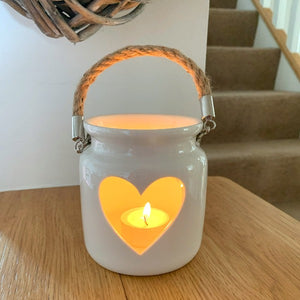 Heart Tealight Lantern view 6
