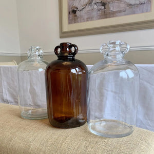 Vintage Glass Vase – Decorative Demi-John Vase view 3