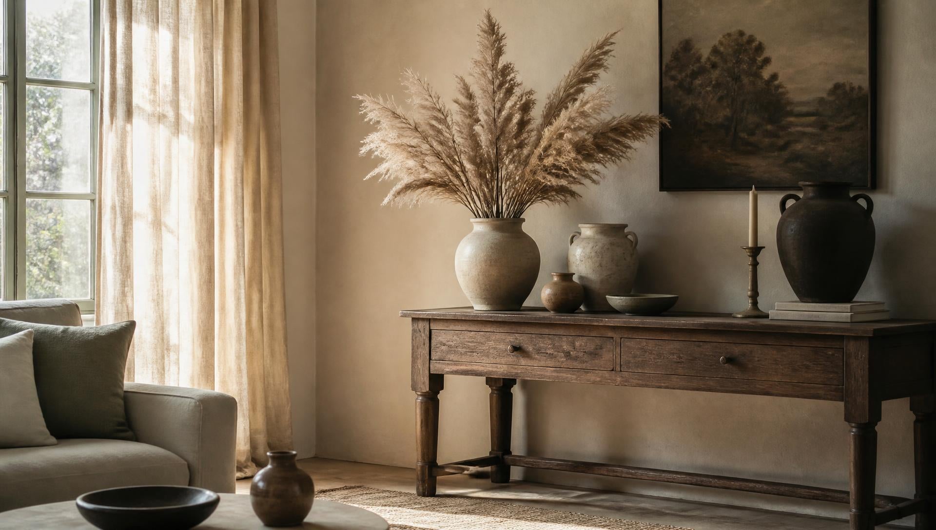 How to style a console table three ways
