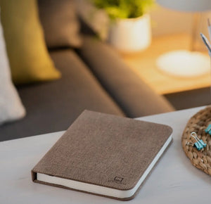Linen Fabric Book Smart Light view 6