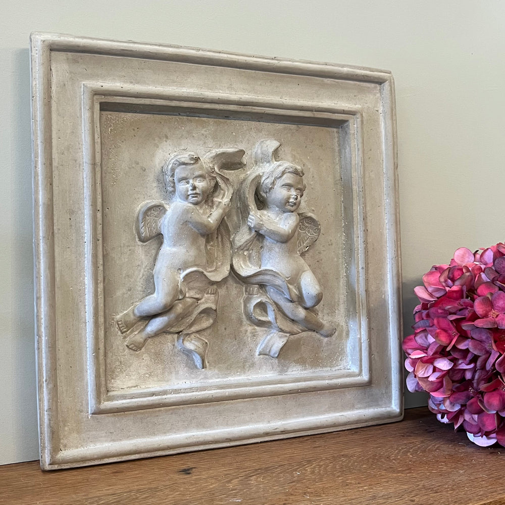French Cherub Plaque