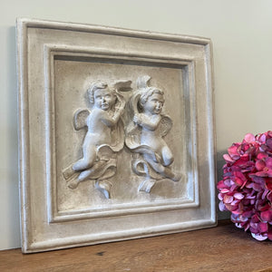 French Cherub Plaque view 1