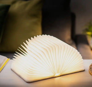 Linen Fabric Book Smart Light view 4
