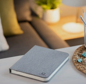 Linen Fabric Book Smart Light view 3