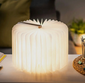 Linen Fabric Book Smart Light view 1