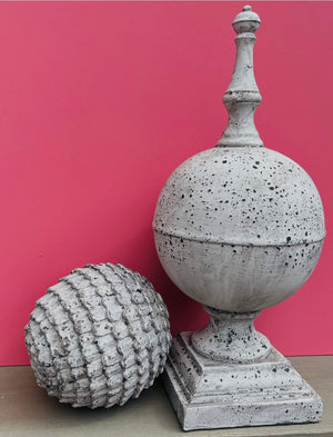 Globe Stone Finial view 6