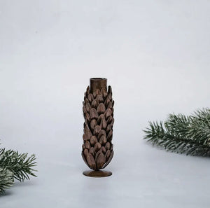 Metal Fir Cone Candle Holder view 7
