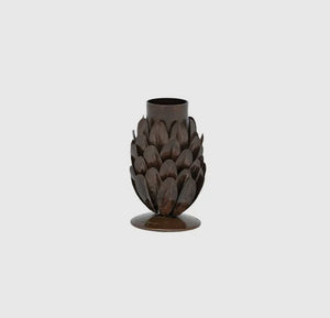 Metal Fir Cone Candle Holder view 4