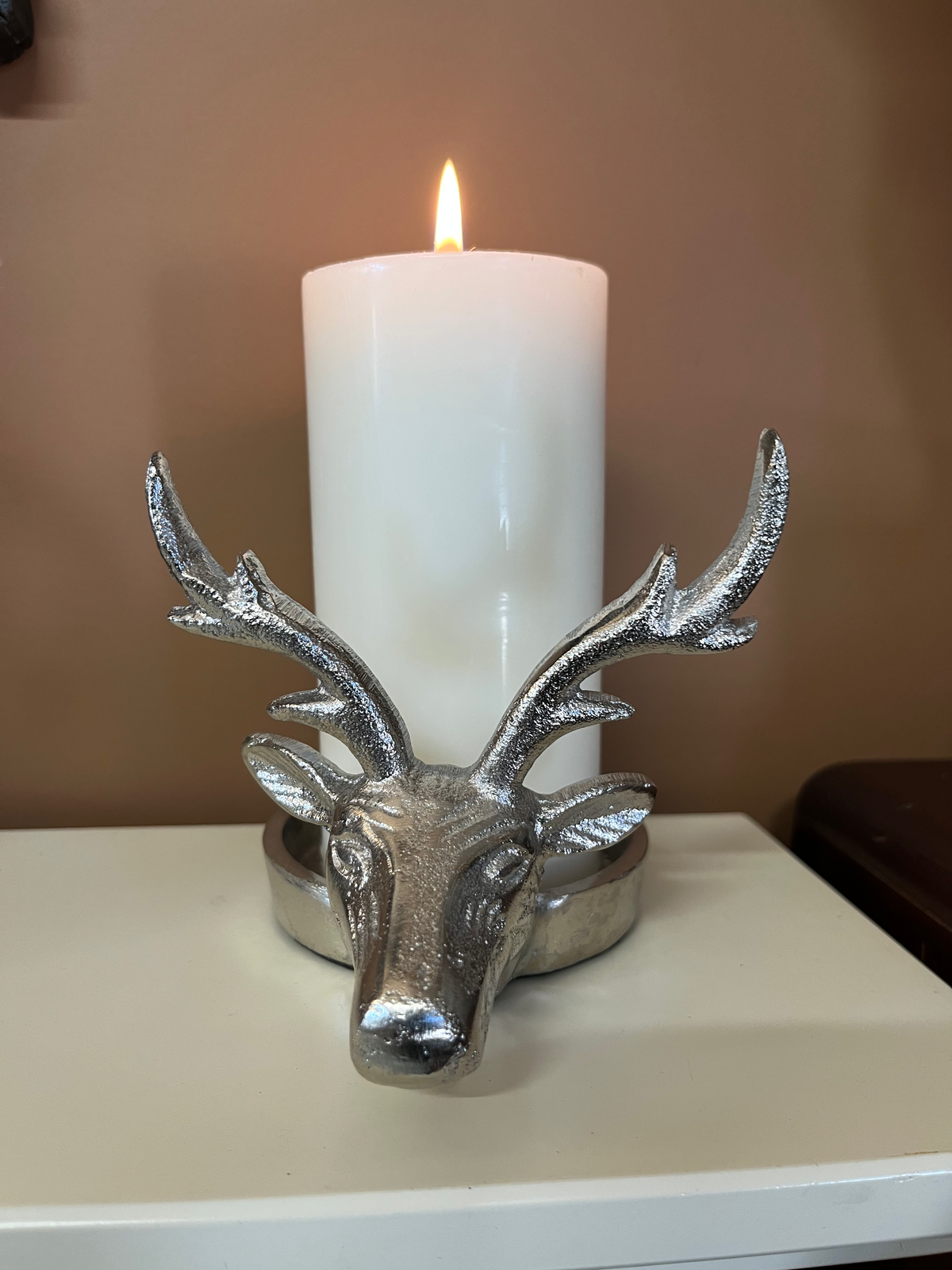 Stag Head Candle Holder