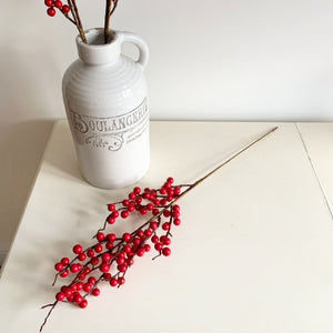 Red Berry Spray view 3