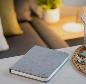 Linen Fabric Book Smart Light view 3