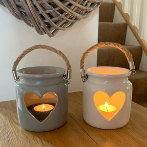 Heart Tealight Lantern view 3