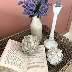 Rustic painted Artichoke view 4
