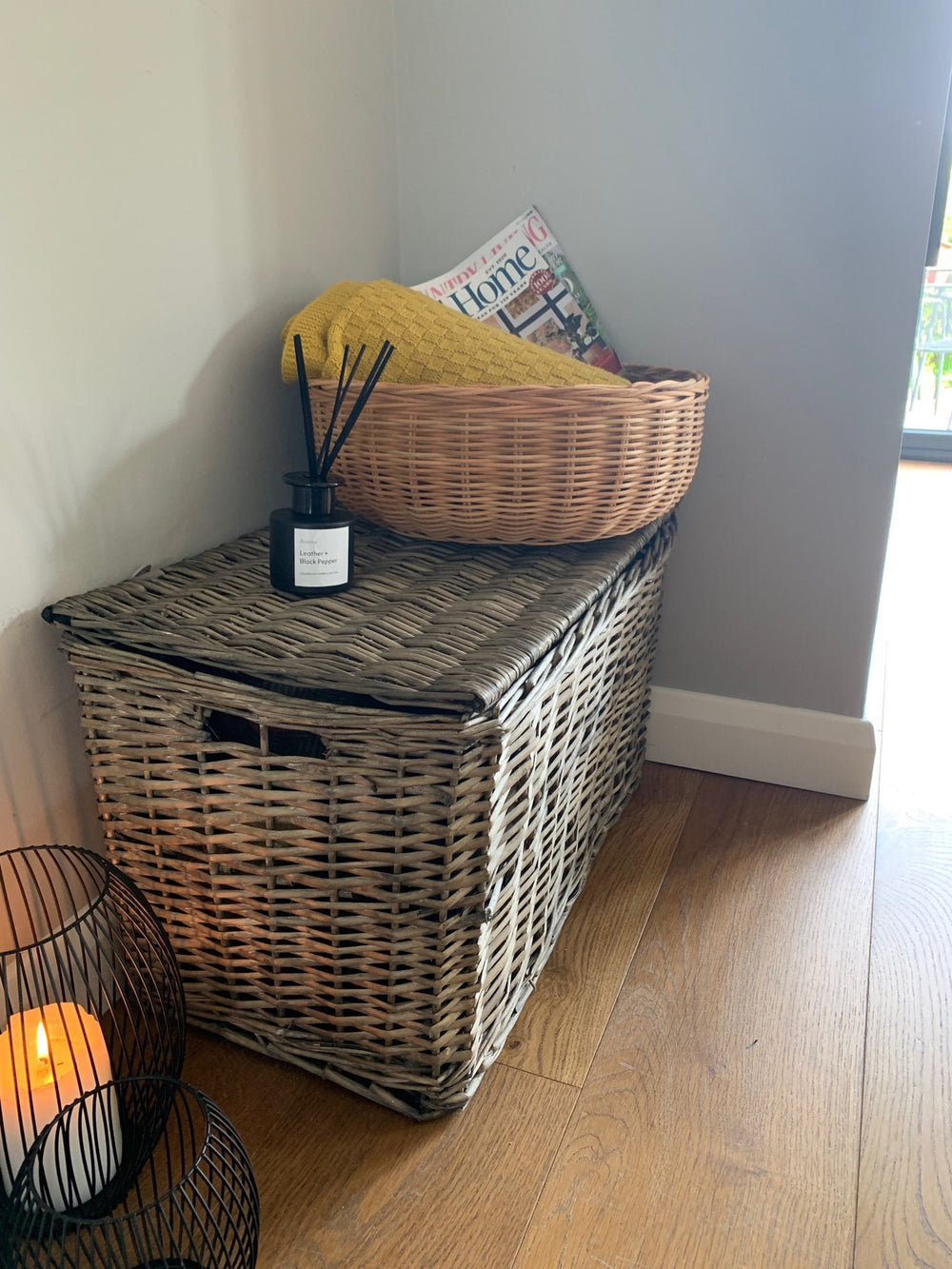 Round Wicker Basket