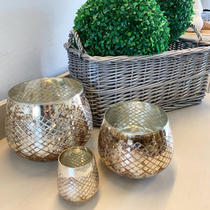 Burnished Glass Candleholders view 4